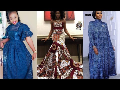 beautiful ankara long gowns