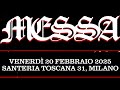 Messa - Santeria Toscana, Milano, Italy, 20 Feb 2026 Live Concert