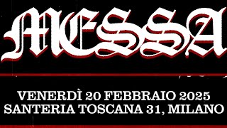 Messa - Santeria Toscana, Milano, Italy, 20 feb 2026 LIVE CONCERT