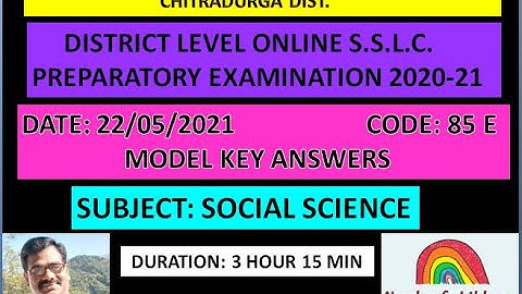 Chitradurga DISTRICT Level Preparatory Exam SSLC 2020 2021| Online SSLC Examination| DDPI Office CTA