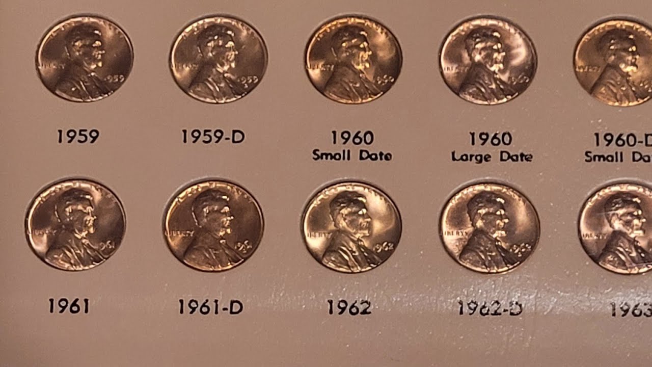 Complete Lincoln memorial cent collection with Proofs! Amazing coins.