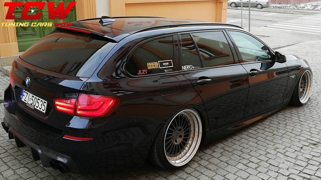 Bmw F11 Touring Bagged on Rotiform Rims Tuning Build by Polonez