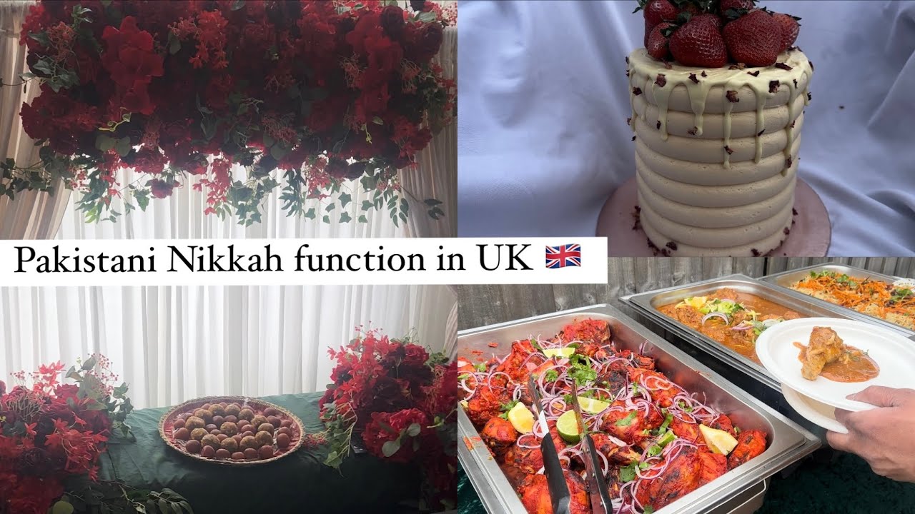 Pakistani Nikkah function UK mai | Catering ka kaam Ghar se shuru kiya tha | Denmark 🇩🇰 chalte hain