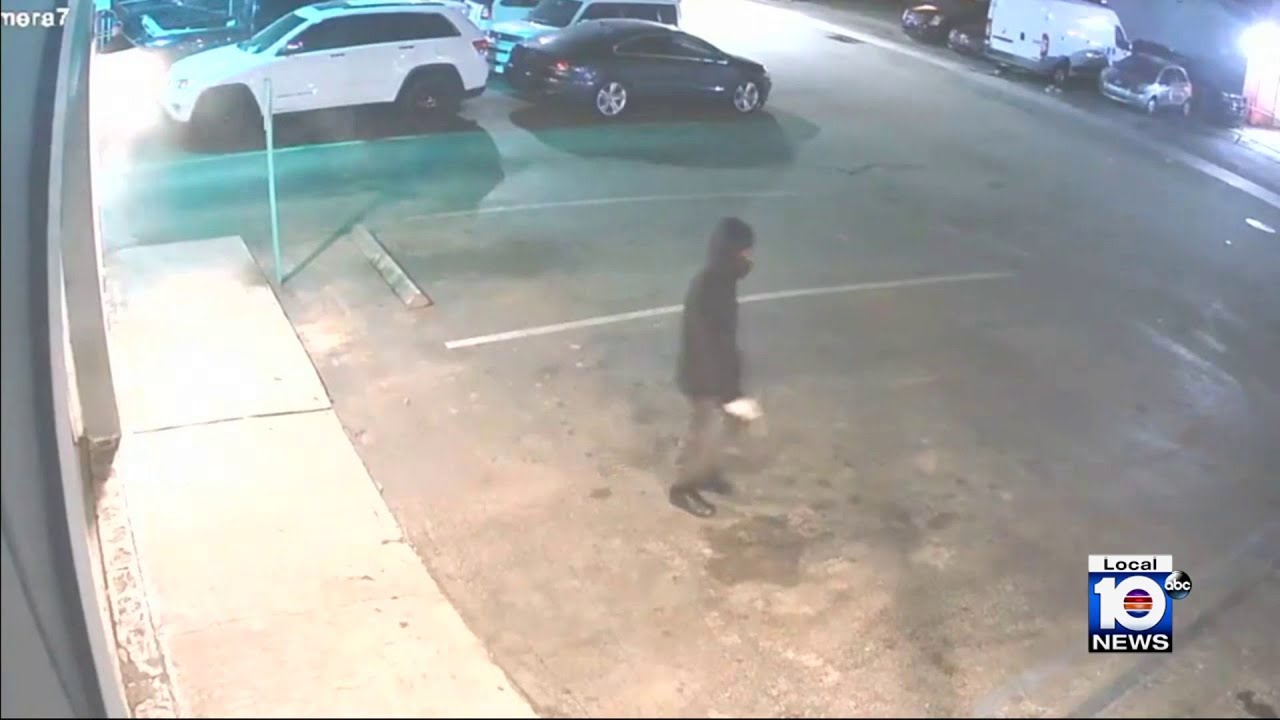 Police search for man caught on camera shooting at Miramar business ...