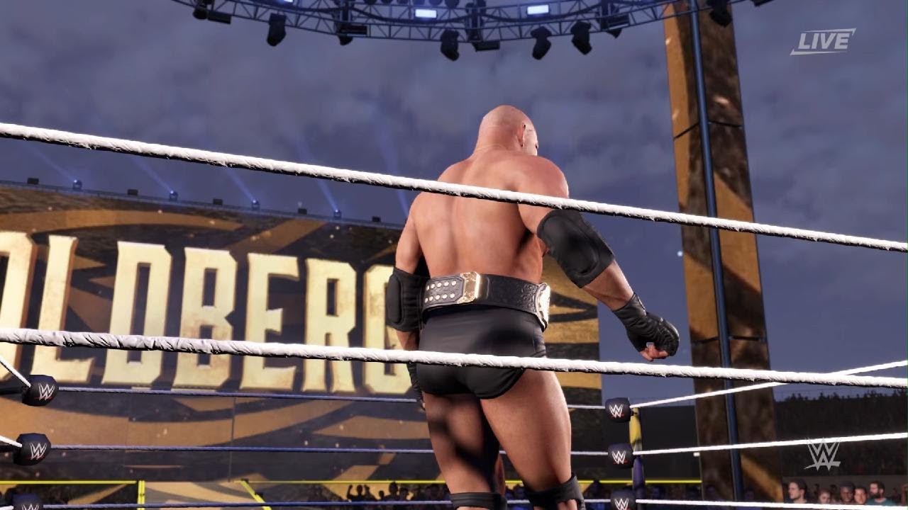 Goldberg vs The Fiend Bray Wyatt