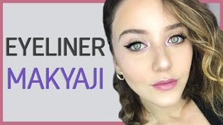 Eyeliner Odakli Rastgele Makyaj