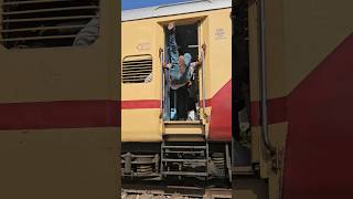 Chalti train per stuntviral desi  stuntstunt bike stunt train stunt boy trending