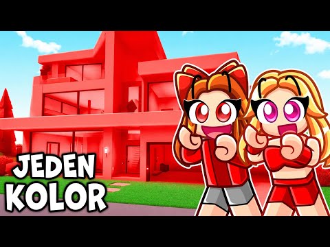 LIVING IN THE RED WORLD FOR 24 HOURS in Roblox!
