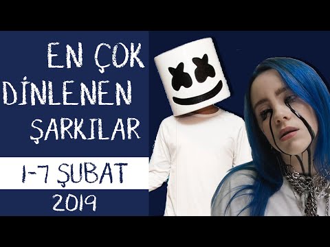 En Çok Dinlenen Yabancı Şarkılar Dünya Top 40 (1 - 7 Şubat 2019)