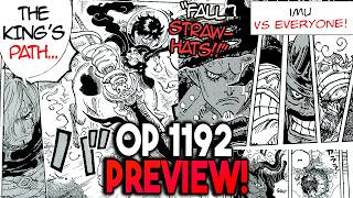 IMU VS STRAWHATS!!? IMU'S FINAL FORM IS COMING!? | ONE PIECE CHAPTER 1192 PREVIEW (OP 1192)