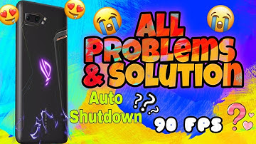 Auto Shutdown Problem in Asus Rog 2,3,5||black screen problem during gaming in Rog phone 2 100% sol.