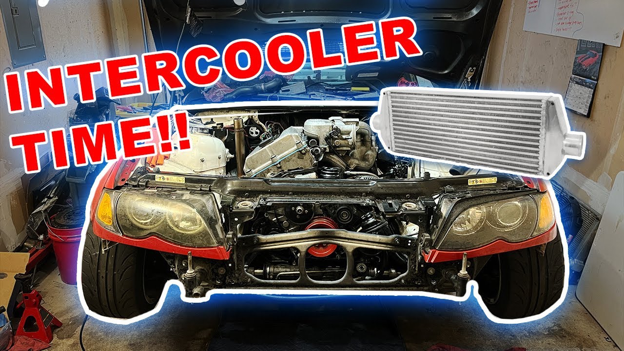 Putting An Intercooler On My BMW E46 Drift Car!! (M42 Turbo)