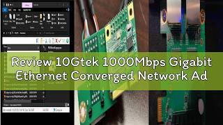 Review 10Gtek 1000Mbps Gigabit Ethernet Converged Network Adapter (NIC) with Intel I350 Chip | Ether