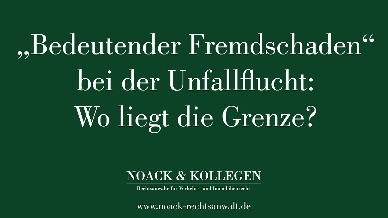 Bedeutender Fremdschaden Bei Der Unfallflucht Wo Liegt Die Grenze bedeutender-fremdschaden-bei-der-unfallflucht-wo-liegt-die-grenze