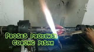 Proses produksi pembuatan corong pisah atau pemisah minyak