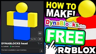 FREE DynaBlocks Avatar! HOW TO MAKE IT! (ROBLOX FREE AVATAR TRICKS)