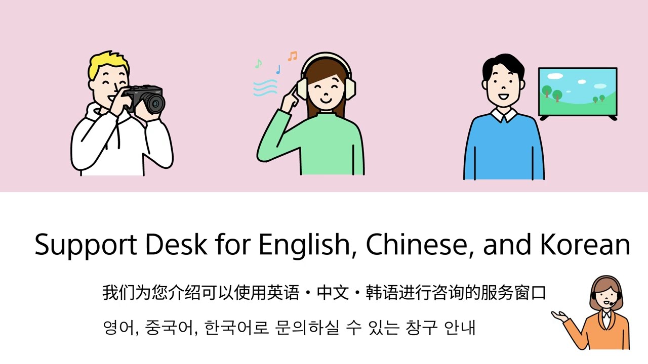 英語・中国語・韓国語でのお問い合わせ窓口のご案内