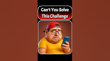 Solve This Puzzle Challenge 🤑🧩 || #shorts #riddles #quiz