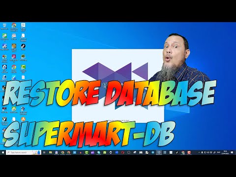 Setup database Supermart DB kedalam PostgreSQL