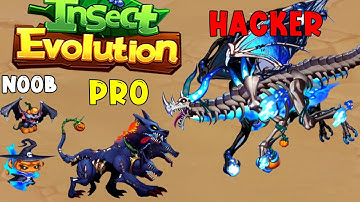 NOOB vs PRO vs HACKER ~ Insect Evolution Full Gameplay update 2022 ( Part 47 Halloween)