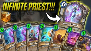 Everything is FREE in Infinite Priest | Savjz Hearthstone
