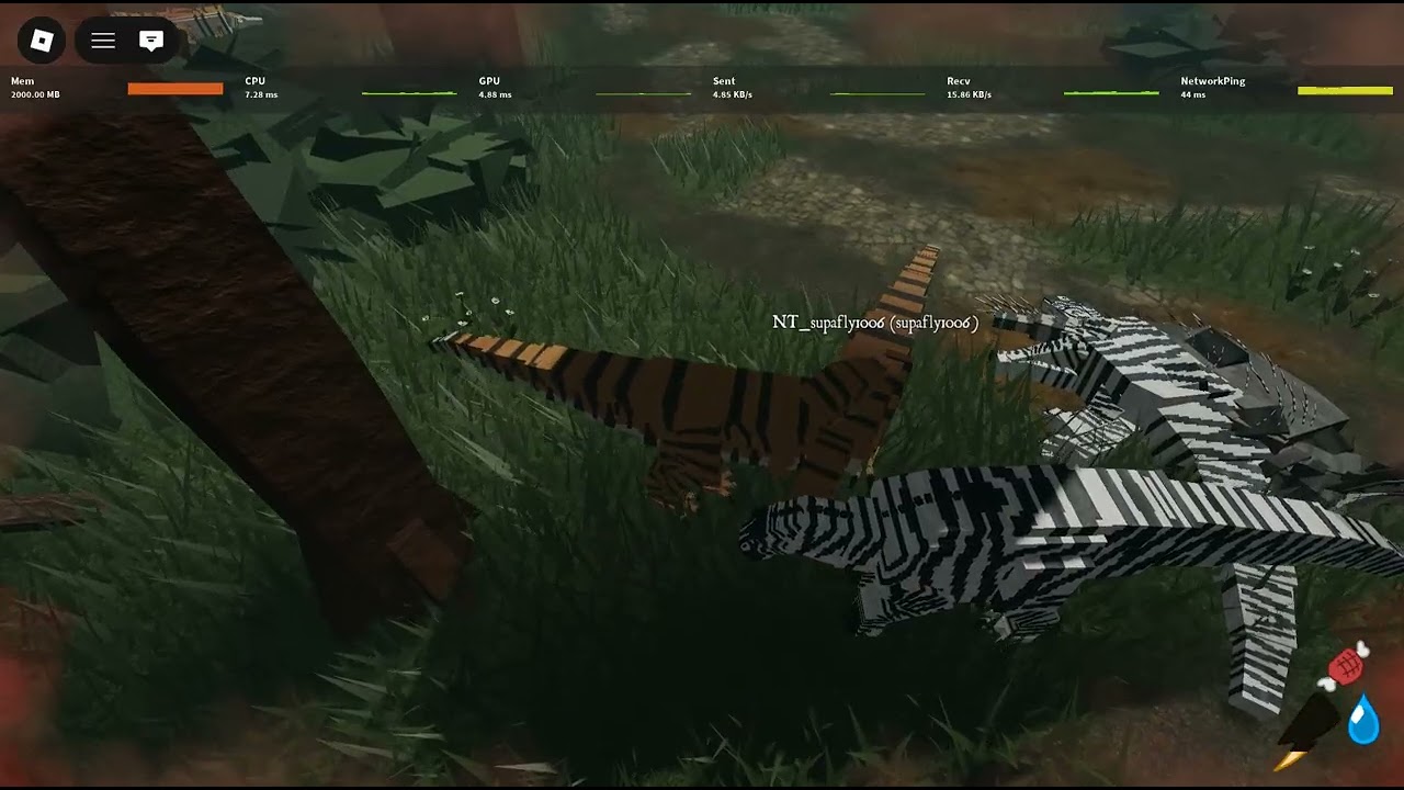 PLAYIN PRIVATE SERVER AS MIAI AND SIA)MESOZICO)ROBLOX