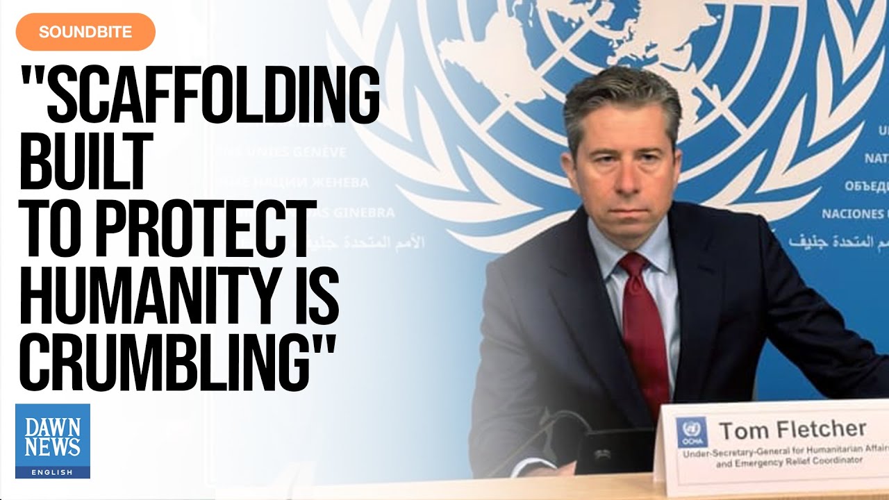 Un Inaction UN Relief Chief Slams Global Inaction on Atrocities | Dawn News English ...