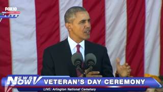 FNN: Obama Speaks on Veterans Day at Arlington National Cemetery