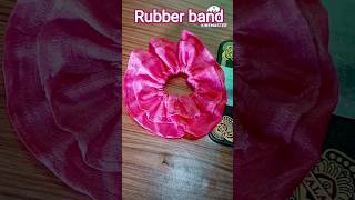 🌸 Stylish Rubber Band 🎀 Easy Sewing Trick ✂️ #shorts #silai #rubberband #diycraft #viralshorts