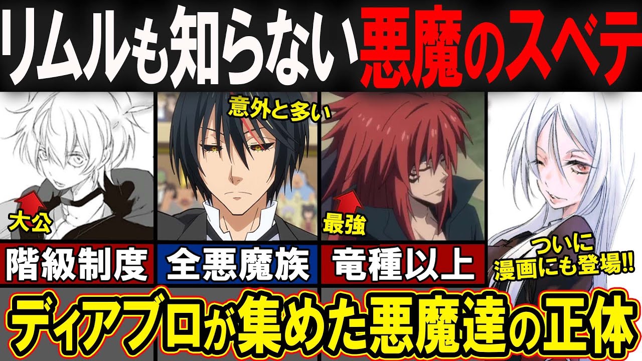 【転スラ】原初の悪魔が登場！作中に登場した全てのデーモンを解説します！