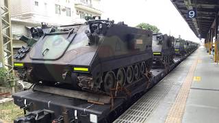 台鐵南下7501次軍事列車湖口站開車-2019/09/17