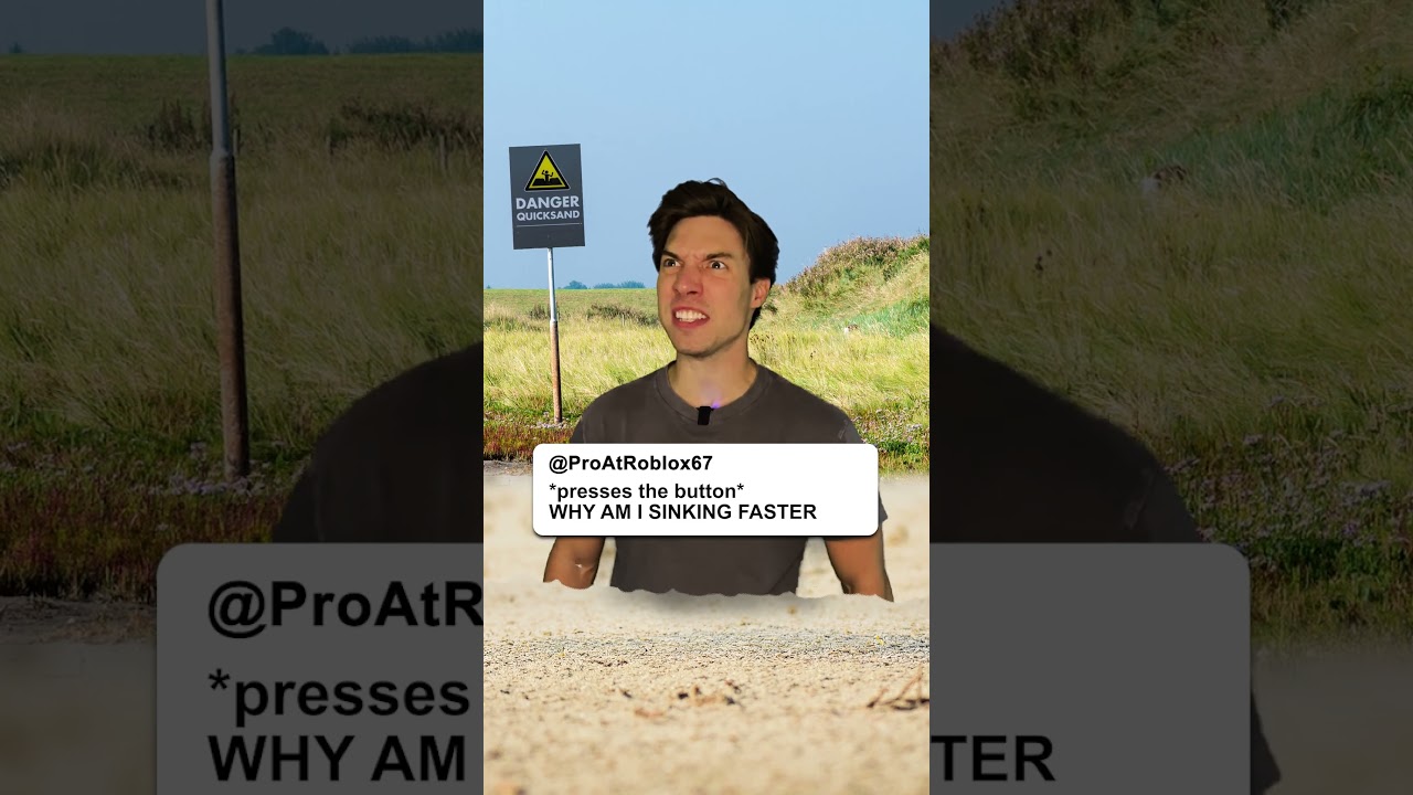 YOU wrote this sketch about quicksand ft. @JosiahSchneider