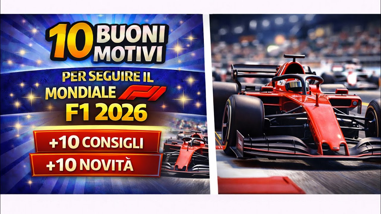 10 Buoni Motivi per Seguire il Mondiale di Formula 1 del 2026