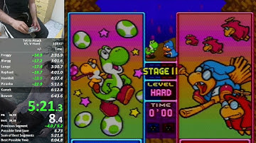Tetris Attack Vs. V-Hard Speedrun in 6:34