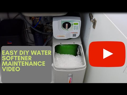 EASY DIY WATER SOFTENER MAINTENANCE VIDEO