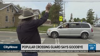 Popular crossing guard says goodbye to ‘best job’ he ever had
