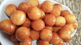 #Sweet ball Gemat# Homemade how to make gemat Arabian dessert screenshot 2