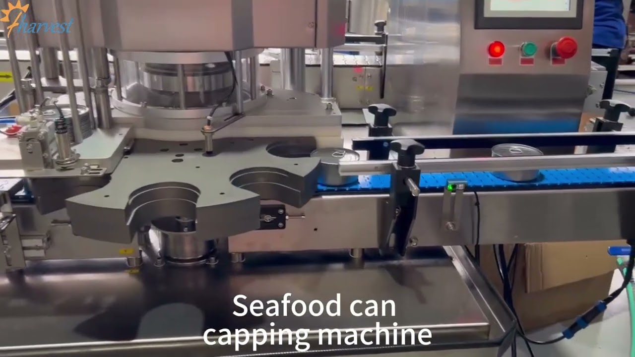 Food factory Gospel! Automatic vacuum sealing can, meat and seafood can easily cover！