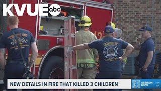 New details revealed in southeast Austin apartment fire that left 3 children dead