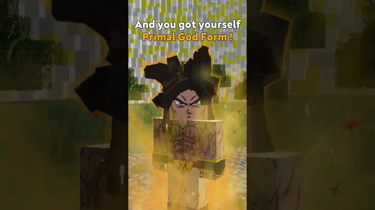 How to go Primal God in Minecraft ! - Dragon Ball Super DBC Hyper