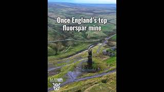 Groverake Mine from Above: A Journey Through History! 🏭✨ #aerialphotography #Groverake #weardale