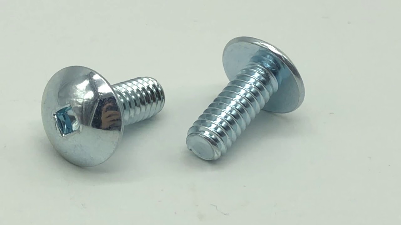 Carbon steel Galvanized Square Drive Truss Head Sheet Metal machine Screw