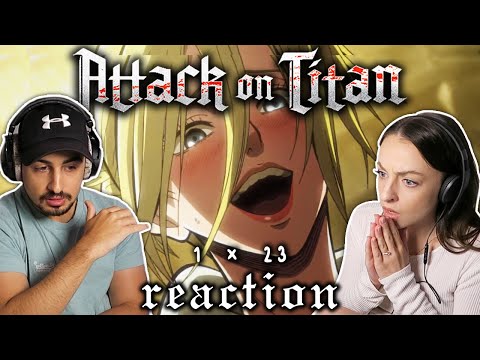 Attack on Titan Episode 23 REACTION! | 1x23