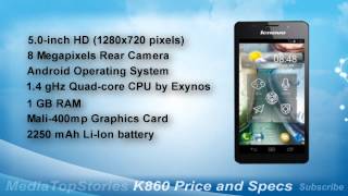 Lenovo K860 Released - Price and Specs - Aug 28 MediaTopStory