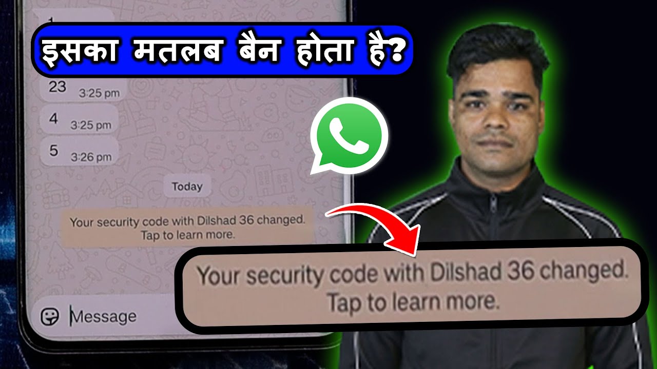your security code with changed tap to learn more matlab | your security code is changed in whatsapp