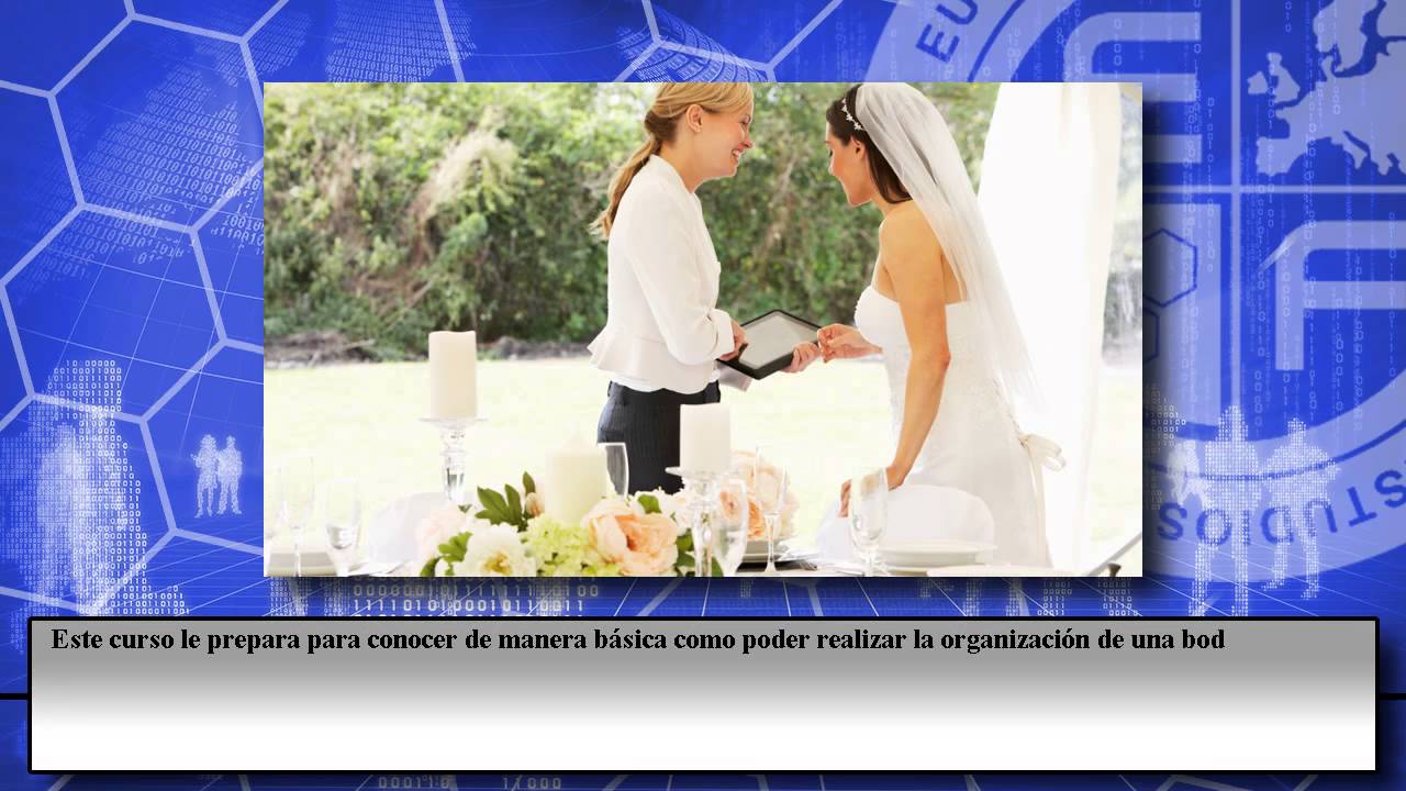 Curso Online Wedding Planner Cursos Online YouTube