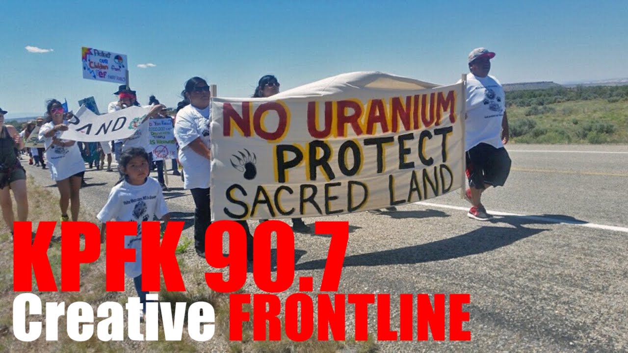 KPFK One Minute Creative FRONTLINE Introduction Preston Arrow-weed