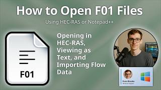 How to Open F01 Files (HEC-RAS Flow)
