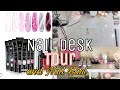 NAIL DESK TOUR and SAVILAND NAIL HAUL + NAIL ART COLLECTION and HOW I ORGANISE MY NAIL PRODUCTS