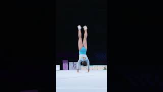 Manila Esposito Italy Floor FX Podium Training 2023 World Championships Slow Motion #shorts Part1 Resimi